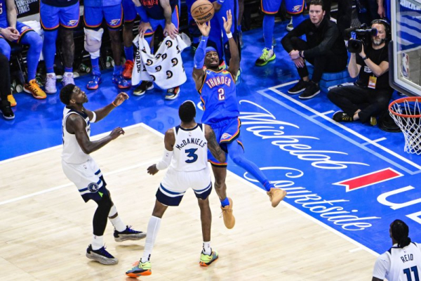 Thunder take 2-0 lead on Timberwolves in NBA Western finals Thunder take 2-0 lead on Timberwolves in NBA Western finals