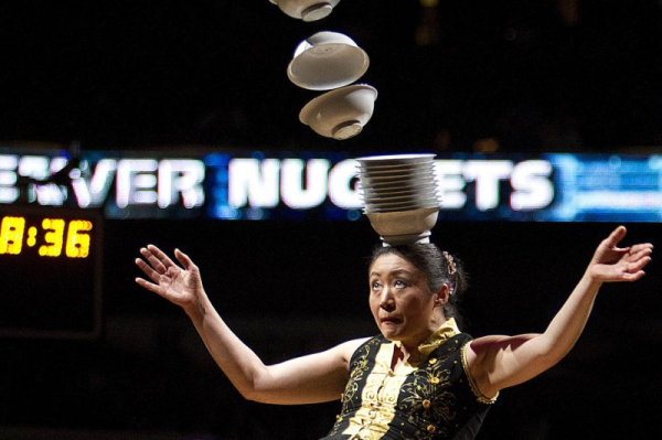 Halftime performer Red Panda hospitalized after WNBA unicycle accident Halftime performer Red Panda hospitalized after WNBA unicycle accident