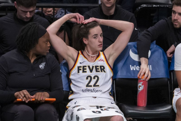 Fever's Caitlin Clark injures knee vs. Wings, expects to be OK