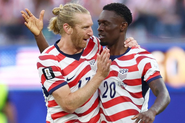 World Cup: UEFA says clearance of USA's Balogun 'crossed red line' World Cup: UEFA says clearance of USA's Balogun 'crossed red line'